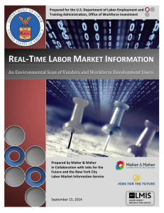 Prepared for the U.S. Department of Labor-Employment and