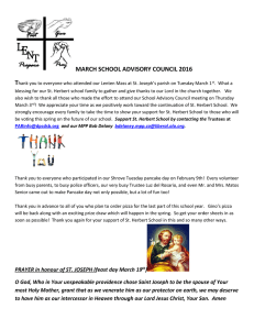 MARCH SCHOOL ADVISORY COUNCIL 2016 T