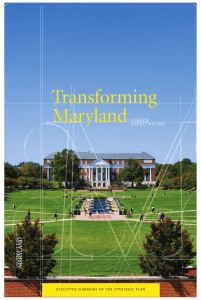 Transforming Maryland : higher expectations