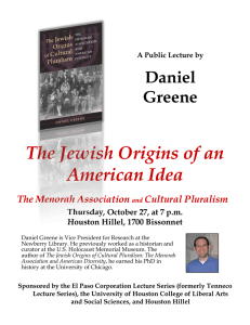 The Jewish Origins of an J g f