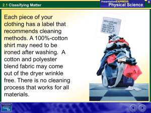 Each piece of your clothing has a label that recommends cleaning