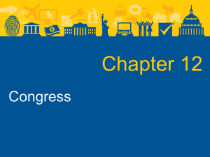 Chapter 12 Congress
