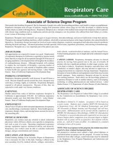 Associate of Science Degree Program