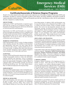 Certificate/Associate of Science Degree Programs