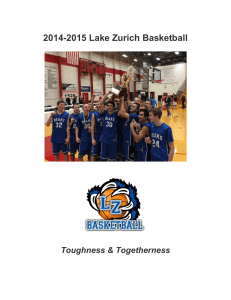 2014-2015 Lake Zurich Basketball Toughness &amp; Togetherness