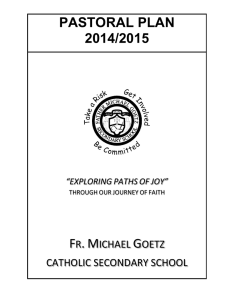 PASTORAL PLAN 2014/2015 F