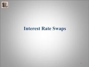 Interest Rate Swaps 1