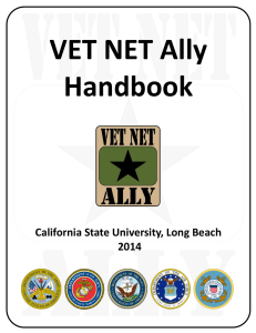 VET NET Ally Handbook California State University, Long Beach 2014