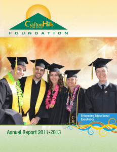 Annual Report 2011-2013 Enhancing Educational Excellence