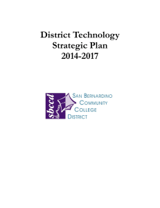 District Technology Strategic Plan 2014-2017