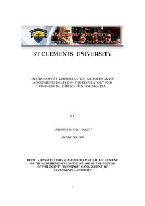 ST CLEMENTS  UNIVERSITY