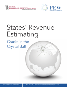 States’ Revenue Estimating Cracks in the Crystal Ball