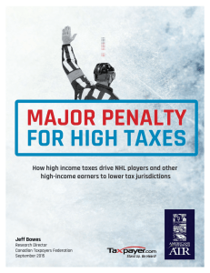 for HigH taxes Major Penalty