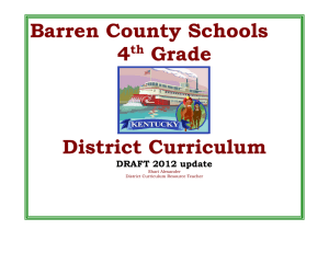 Barren County Schools 4 Grade