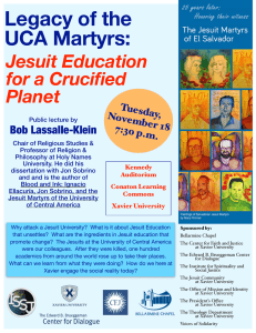 Legacy of the UCA Martyrs: Jesuit Education for a Crucified