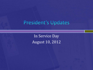 In Service Day August 10, 2012
