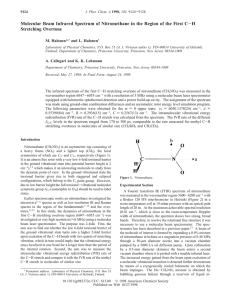 Molecular Beam Infrared Spectrum of Nitromethane in the Region of... Stretching Overtone M. Halonen* and L. Halonen