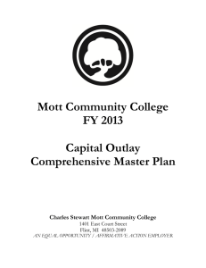 Mott Community College FY 2013 Capital Outlay