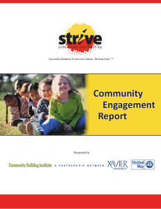 Community Engagement Report Presented by