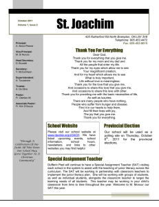St. Joachim Thank You For Everything