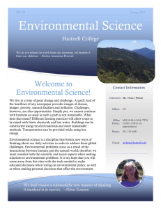 Environmental Science Hartnell College