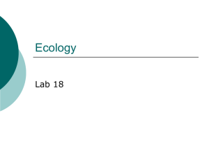 Ecology Lab 18
