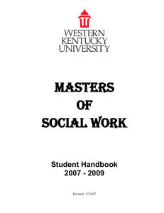 Masters Of Social Work