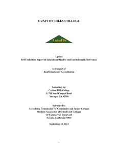 CRAFTON HILLS COLLEGE