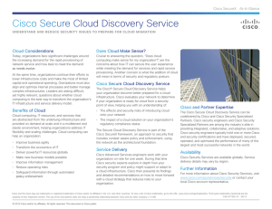 Cisco SecureX  At-A-Glance