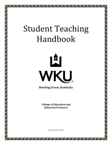 Student	Teaching Handbook