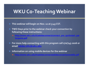 WKU Co‐Teaching Webinar