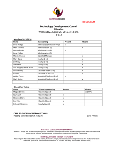 Wednesday, August 26, 2015, 3:13 p.m. E-112 NO QUORUM