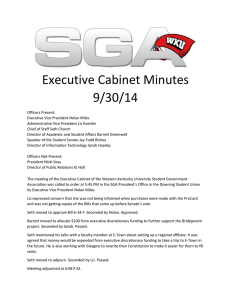 Executive Cabinet Minutes 9/30/14
