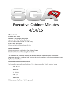 Executive Cabinet Minutes 4/14/15