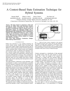 A Context-Based State Estimation Technique for Hybrid Systems