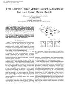 Free-Roaming Planar Motors: Toward Autonomous Precision Planar Mobile Robots