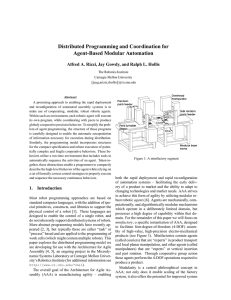 Distributed Programming and Coordination for Agent-Based Modular Automation