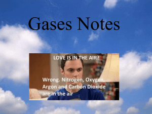 Gases Notes