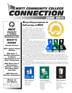 CONNECTION MOTT COMMUNITY COLLEGE JUNE 2013 MCC