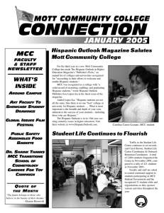 CONNECTION MOTT COMMUNITY COLLEGE JANUARY 2005 MCC
