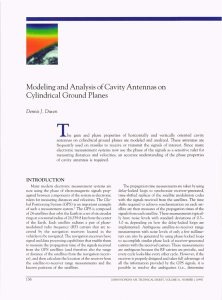 Modeling and Analysis of Cavity Antennas on Cylindrical Ground Planes
