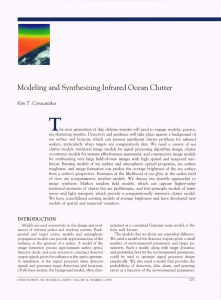 Modeling and Synthesizing Infrared Ocean Clutter T . will