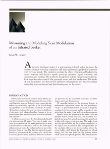 A Measuring and Modeling Scan Modulation of an Infrared Seeker Linda