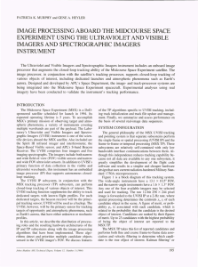 IMAGE PROCESSING ABOARD THE MIDCOURSE SPACE IMAGERS AND SPECTROGRAPHIC IMAGERS
