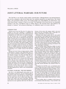 JOINT LITTORAL WARFARE:  OUR FUTURE