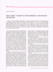 THE  ASTRO-l OF THE HOPKINS TELESCOPE FLIGHT