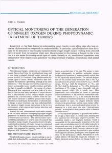 OPTICAL  MONITORING  OF  THE  GENERATION TUMORS