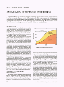 AN  OVERVIEW  OF  SOFTWARE  ENGINEERING