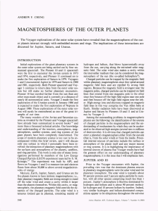 MAGNETOSPHERES  OF  THE  OUTER  PLANETS