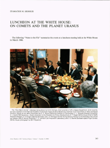 LUNCHEON  AT  THE  WHITE  HOUSE: